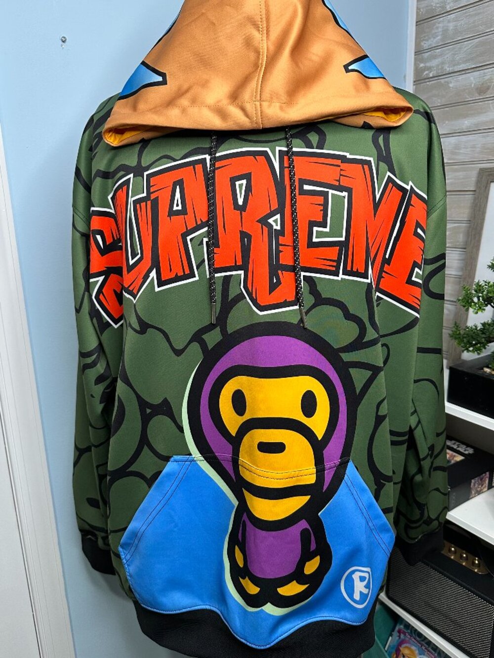 Swavy "A Creative Mind" Camo Streetwear Pullover Hoodie